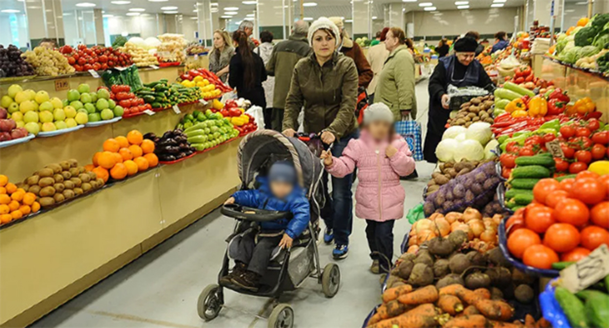 Овощной рынок. Фото: Елены Синеок, Юга.ру