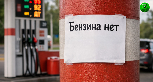 Объявление на заправке. Иллюстрация создана «Кавказским узлом» с помощью ИИ в программе Copilot Объявление на заправке. Иллюстрация создана «Кавказским узлом» с помощью ИИ в программе Copilot