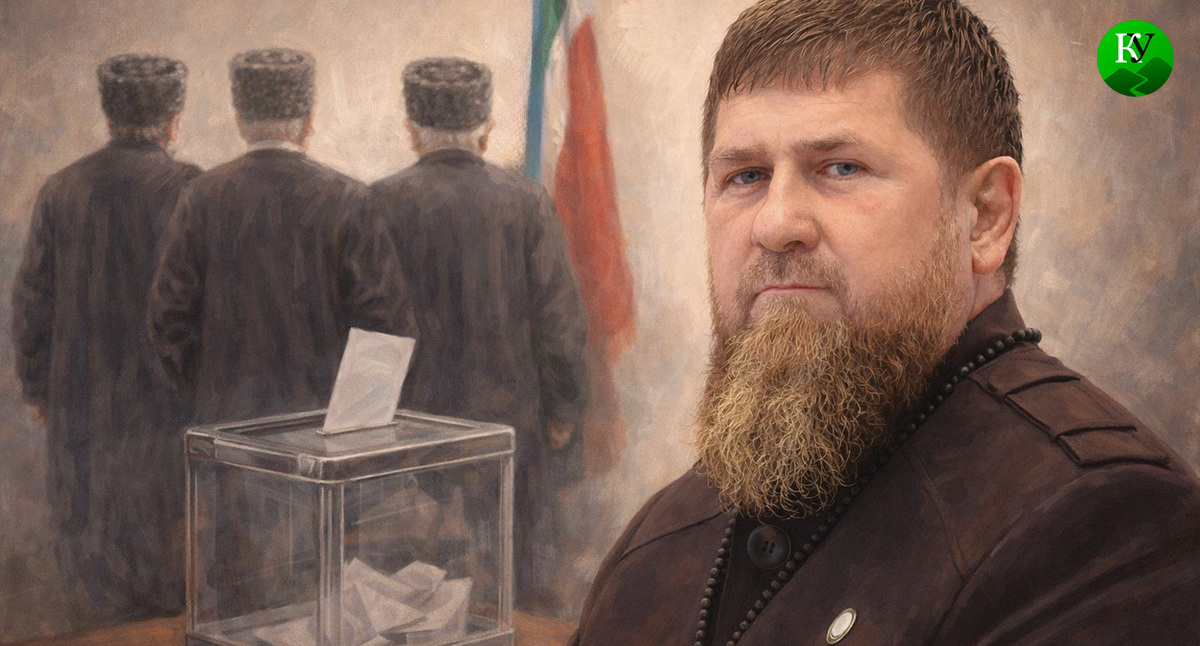 Кадыров и старейшины. Иллюстрация создана "Кавказским узлом" с помощью ИИ в программе Copilot Кадыров и старейшины. Иллюстрация создана "Кавказским узлом" с помощью ИИ в программе Copilot