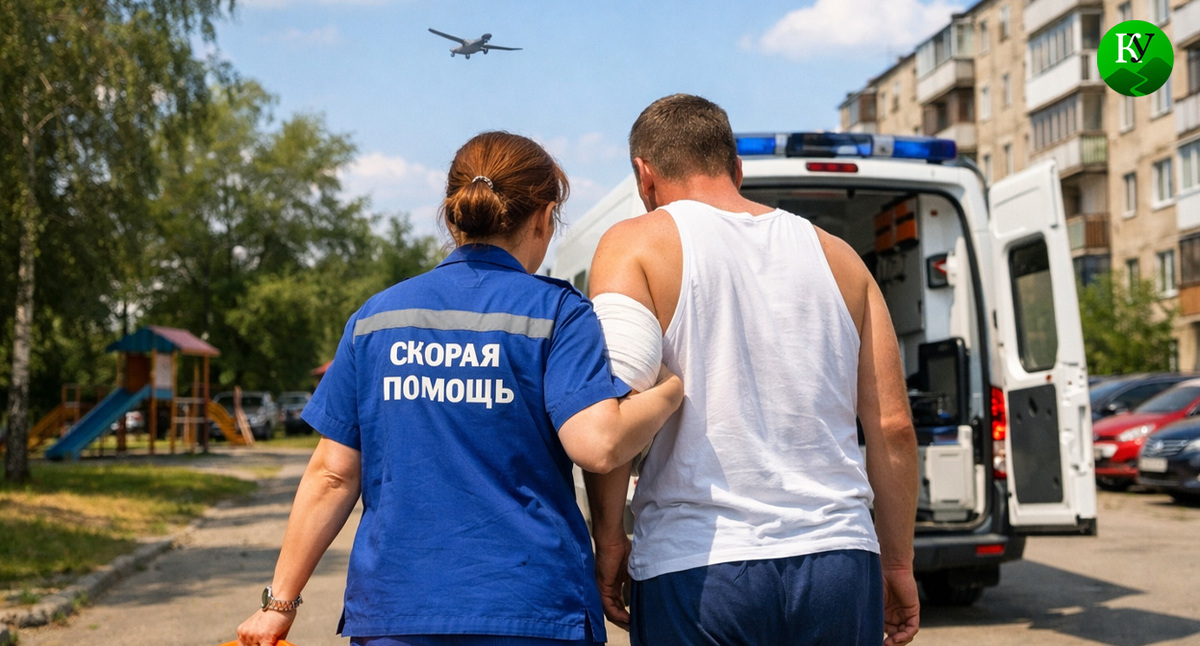 Раненный от БПЛА. Иллюстрация создана «Кавказским узлом» с помощью ИИ в программе Copilot Раненный от БПЛА. Иллюстрация создана «Кавказским узлом» с помощью ИИ в программе Copilot