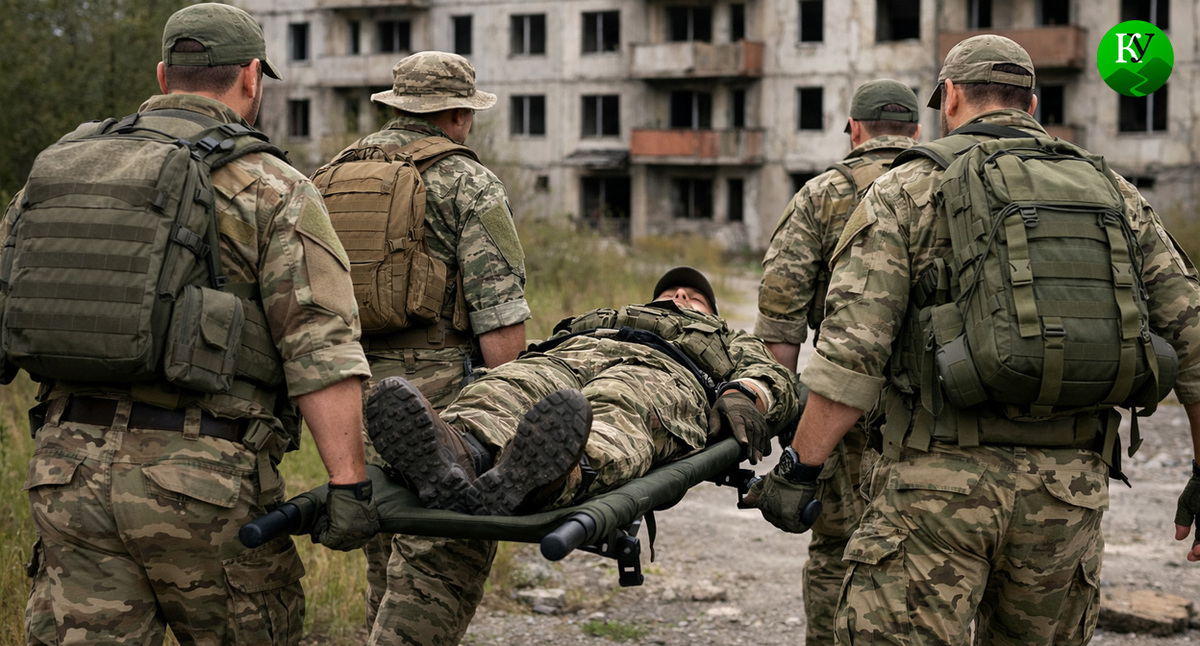 Военные на СВО. Иллюстрация создана «Кавказским узлом» с помощью ИИ в программе Copilot