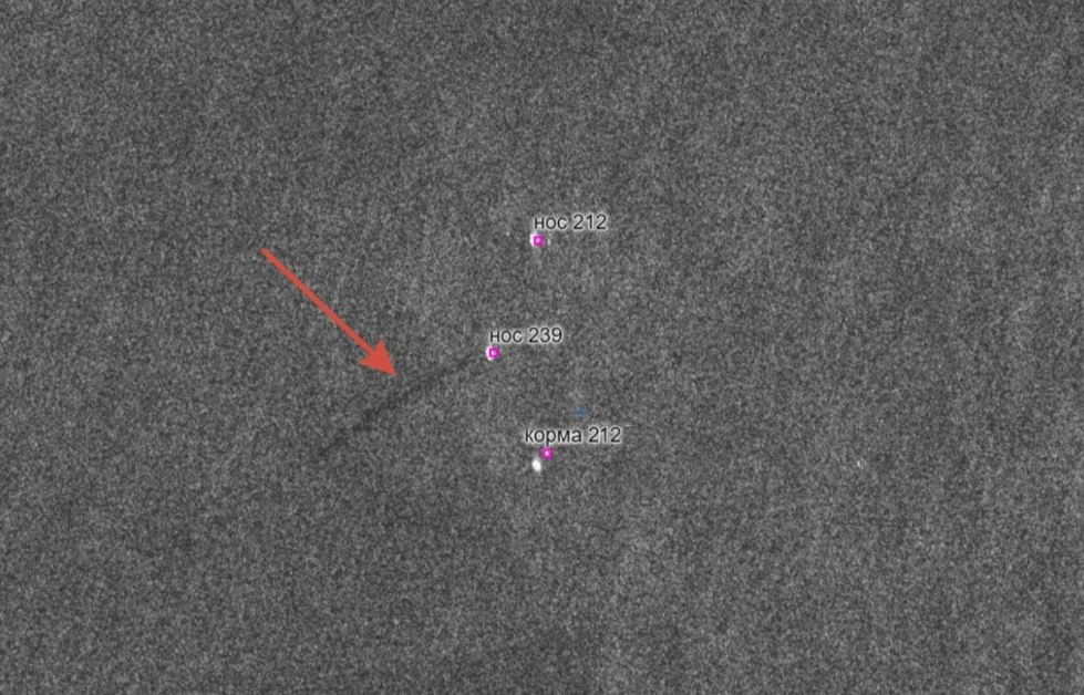Утечки из танкеров. Скриншот фото Pixel Planet, https://t.me/sat_view/108 Утечки из танкеров. Скриншот фото Pixel Planet, https://t.me/sat_view/108
