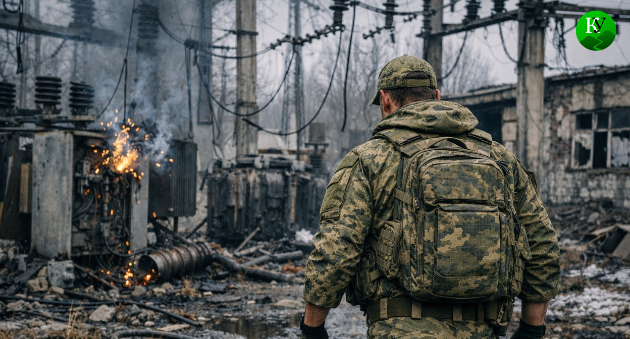 Военный на СВО. Иллюстрация создана «Кавказским узлом» с помощью ИИ в программе Copilot