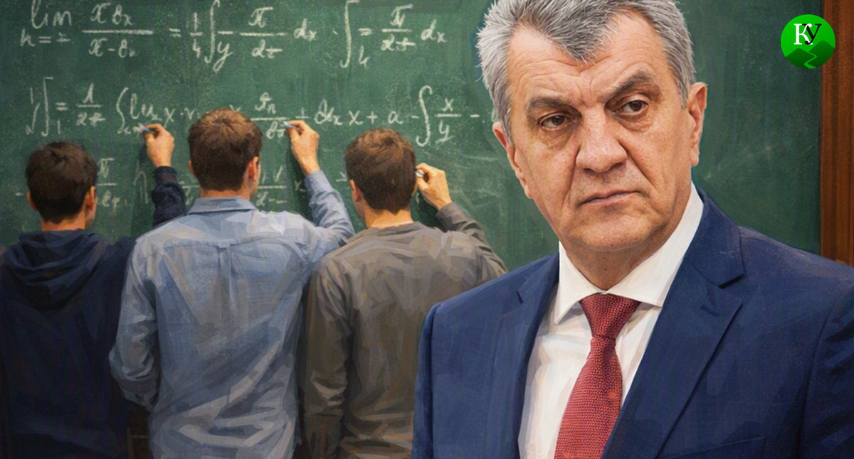 Меняйло и студенты. Иллюстрация создана «Кавказским узлом» с помощью ИИ в программе Copilot Меняйло и студенты. Иллюстрация создана «Кавказским узлом» с помощью ИИ в программе Copilot