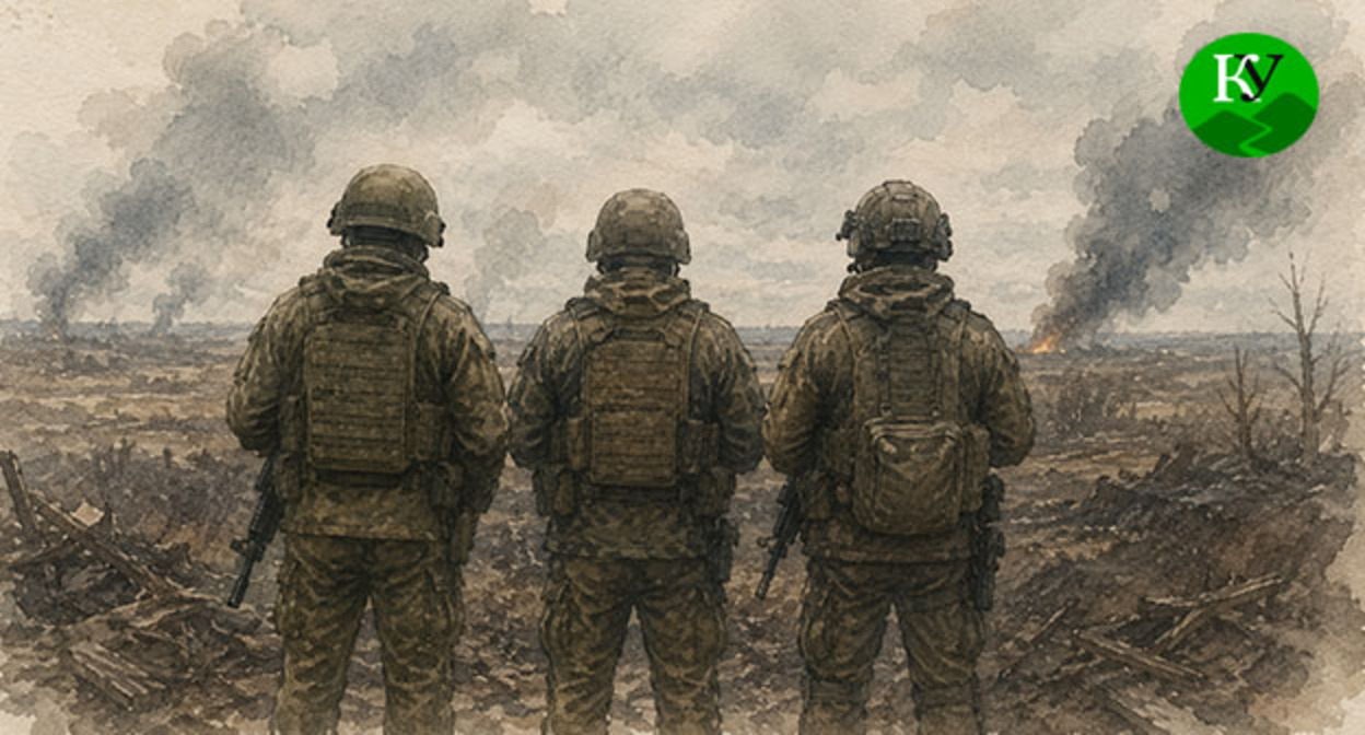 Военнослужащие. Иллюстрация создана "Кавказским узлом" при помощи ИИ в программе Copilot Военнослужащие. Иллюстрация создана "Кавказским узлом" при помощи ИИ в программе Copilot