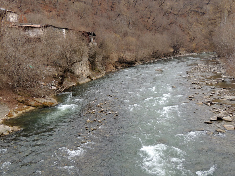 Река Тер-тер. Фото с моста с.Гетаван.