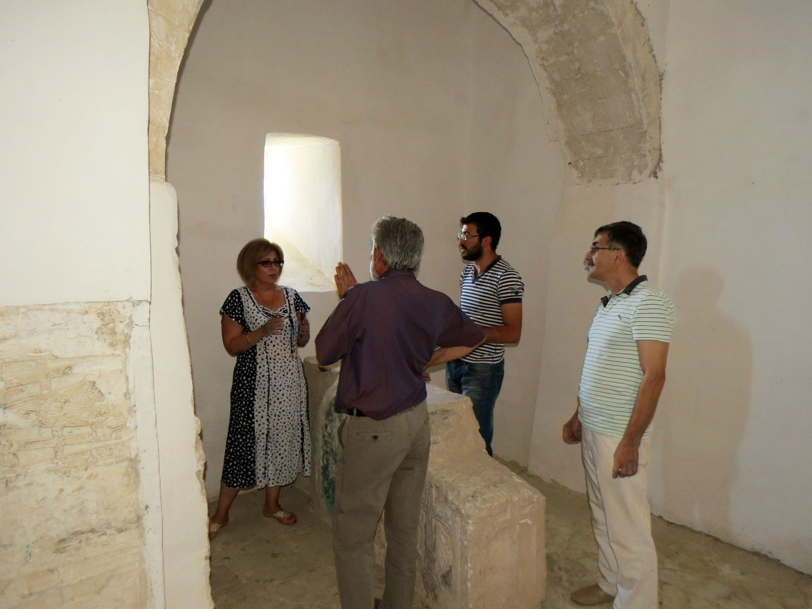 В помещении церкви &laquo;Пустынь Кусаноц&raquo;. с.Аветараноц Аскераского района.