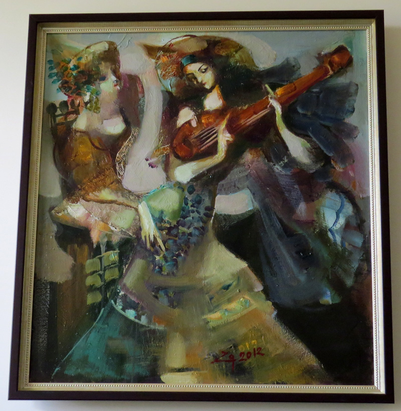 Работа художника Генриха Гарукяна (Армения) &laquo;Мелодия&raquo;