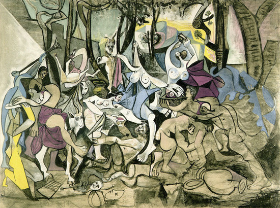 ПАБЛО ПИКАССО. ВАКХАНАЛИЯ. ПАБЛО ПИКАССО. ВАКХАНАЛИЯ.