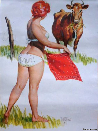 Юбка для него была как красная тряпка для быка, увидев которую, он, сломя голову бросался на желанный объект…