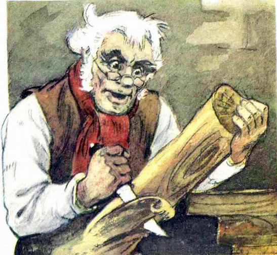 Папа Карло работает с поленом... Папа Карло работает с поленом...