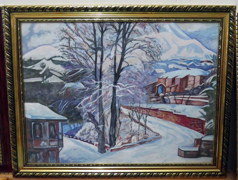 Работа Левона Сагателяна (Гадрут), выпускник. Старый Гадрут.